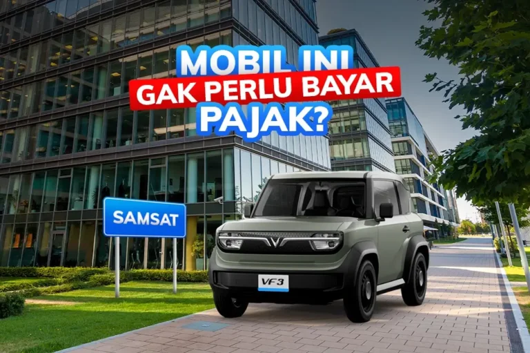 mobil listrik vinfast vf 3 di kantor pajak