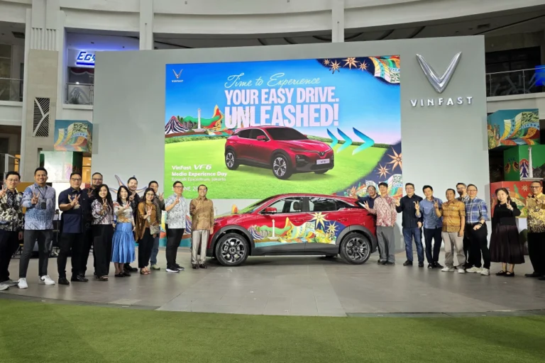 acara launcing mobil listrik vinfast vf 6 di indonesia